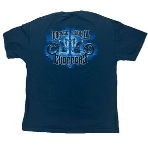 Vintage Orange County Chopper T-shirt Size Large Motorcycle Sword